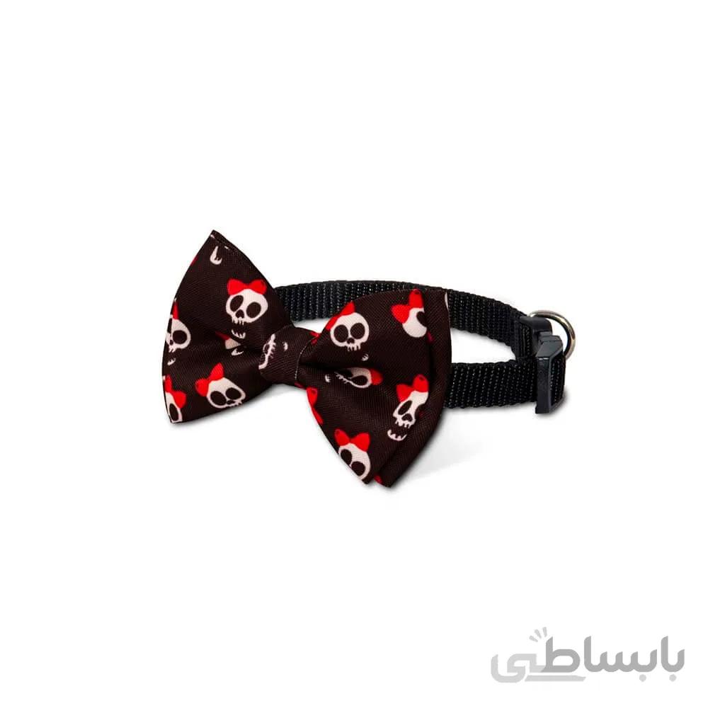 قلاده پاپیون گربه نیناپت مدل اسکلت ا Ninapet Bow Tie For Cats Skeleton Model