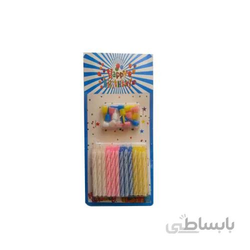 شمع تولد بسته ۲۴ عددی