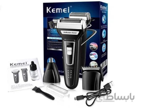 ماشین اصلاح موی صورت کیمی مدل KM-6559