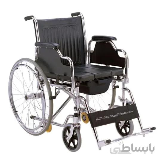ویلچر تاشو حمام و توالت شش چرخ کایانگ 683