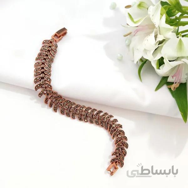 دستبند مسی مارگازیت مدل پیچک کد JW331