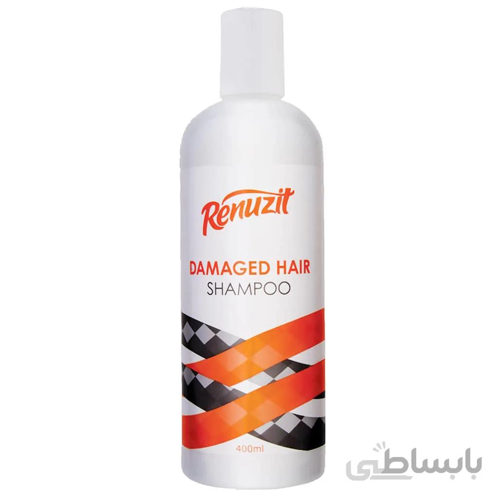 شامپو کراتین موهای آسیب دیده رینوزیت 400 میل ا Damaged Hair Shampoo Renuzit
