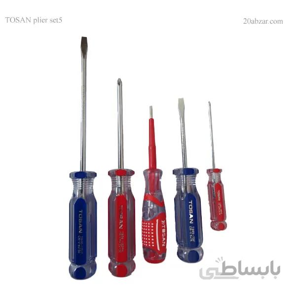 ست ۵ عددی پیچ گوشتی کریستالی با فازمتر توسن مدل T90N-SB5S