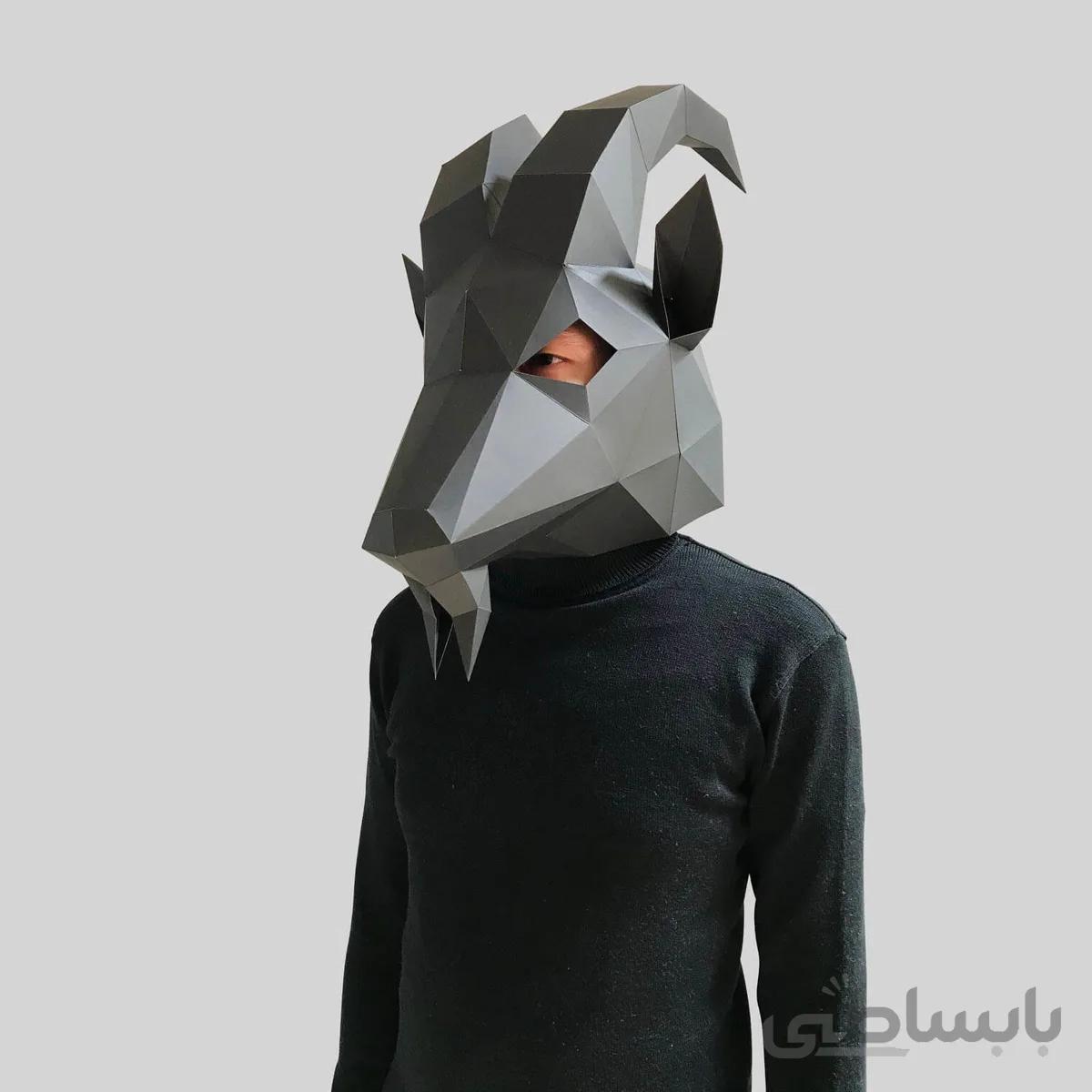 ماسک اوریگامی بز