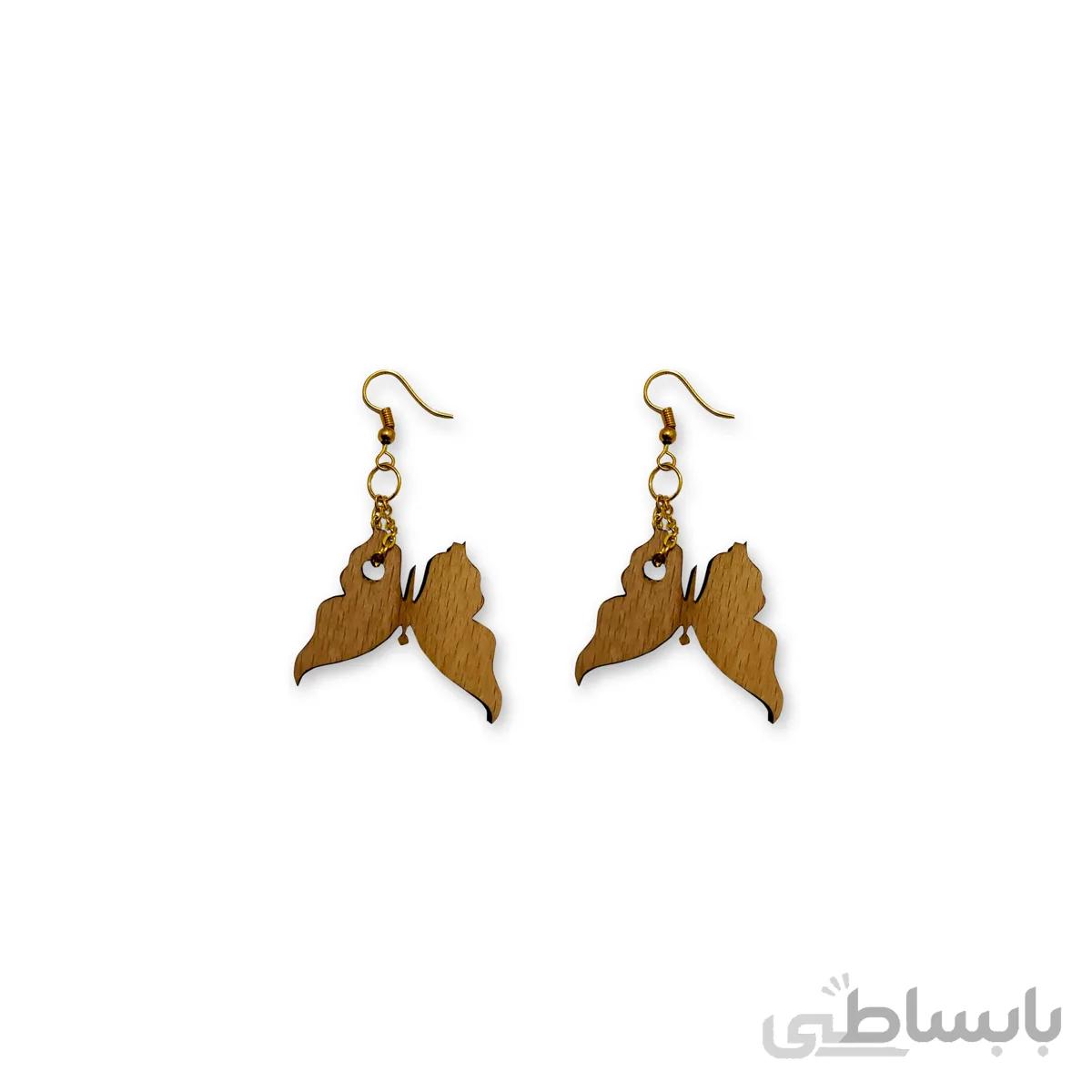 گوشواره طرح پروانه