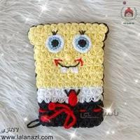 لیف عروسکی طرح باب اسفنجی بافت ترکی ( کد 30203 )