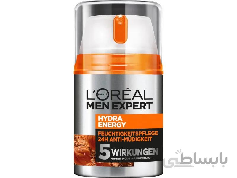 ژل کرم آبرسان و ضدخستگی صورت آقایان لورال حجم 50 میلی لیتر
