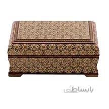 جعبه جواهرات خاتم کاری رستا کد I-02
