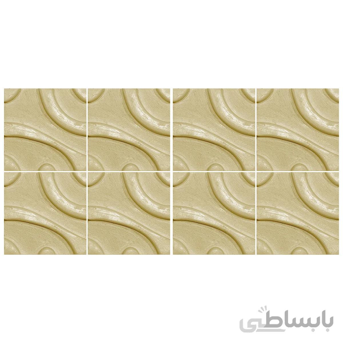 دیوارپوش تندیس و پیکره شهریار مدل امای کد w1010 20 بسته 8 عددی