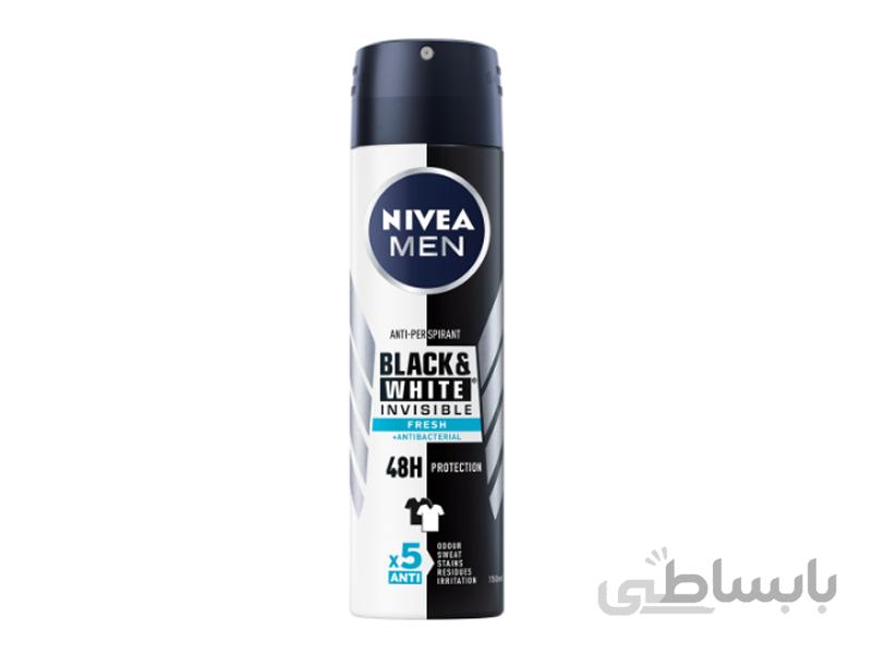 اسپری مردانه نیوا مدل BLACK & WHITE FRESH
