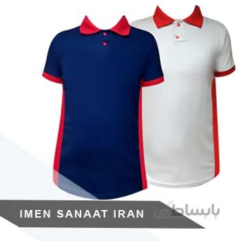 تی شرت دو رنگ استین کوتاه