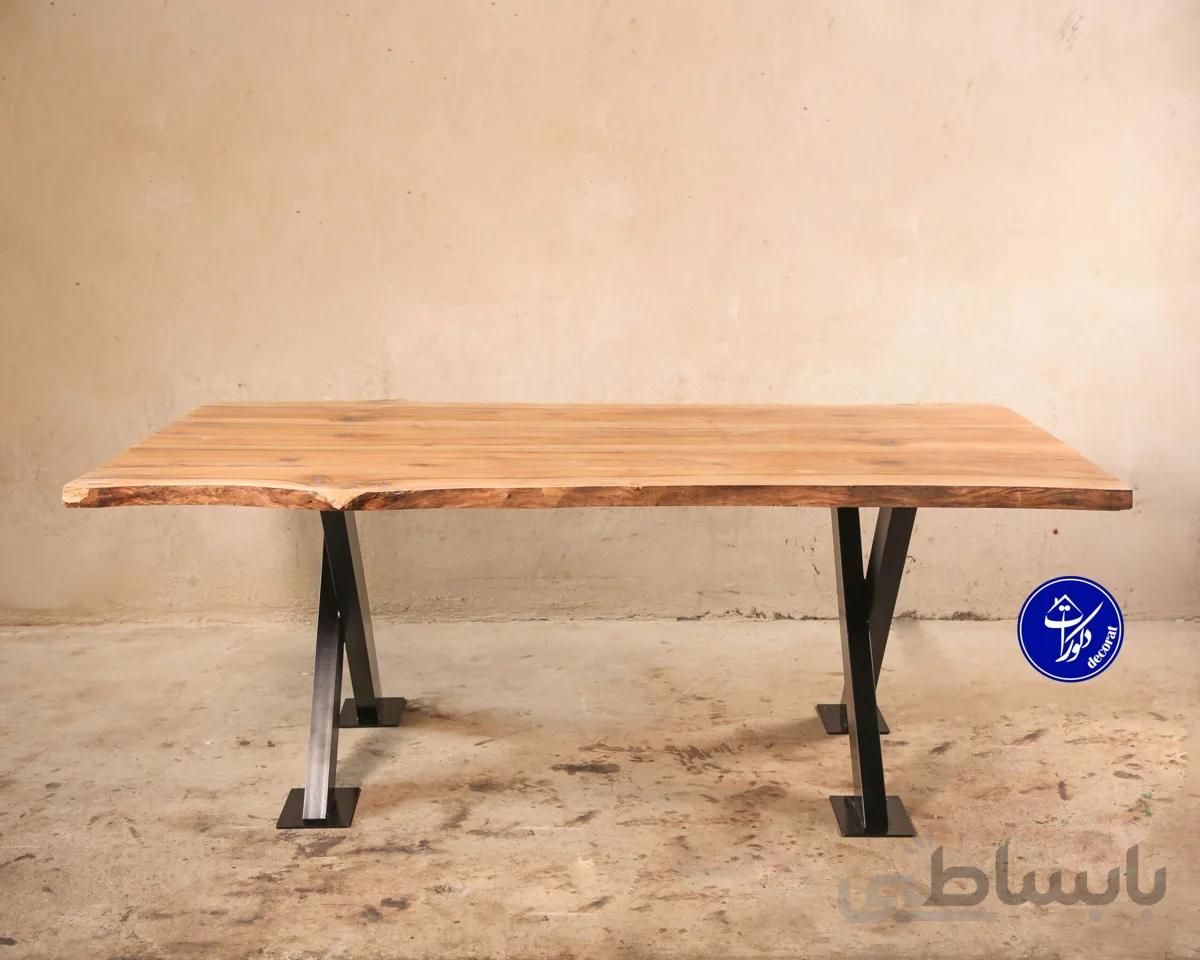 میز ناهار خوری 6 نفره چوب گردو