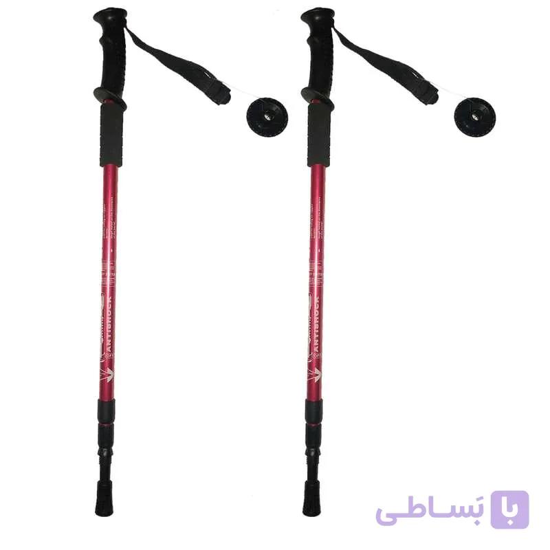 عصای کوهنوردی مدل ANTISHOCK 200 بسته 2 عددی — تصویر 1