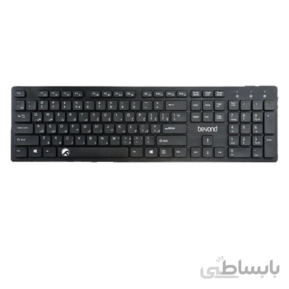 کیبورد باسیم بیاند BK-3880i با حروف فارسی ا Beyond BK3880i Wired Keyboard With Persian Letters