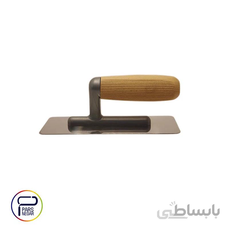 ماله استیل پتینه دسته چوبی GSB کد ۲۰۸۰ سایز ۲۰×۸ سانت