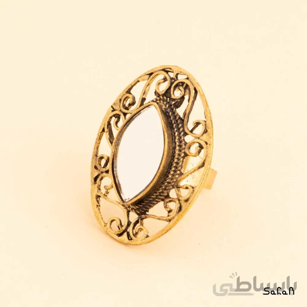 انگشتر باز ایینه ایی