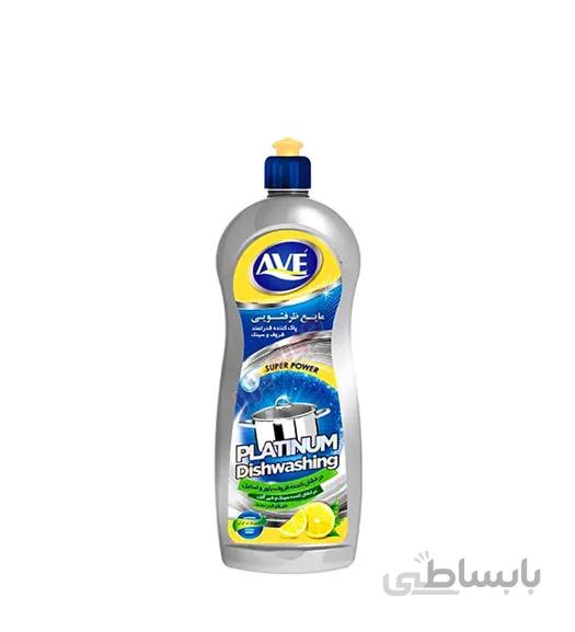 مایع ظرفشویی پلاتینیوم لیمویی 750 گرمی اوه ا Ave Lemon Platinium Dishwashing Liquid 750g