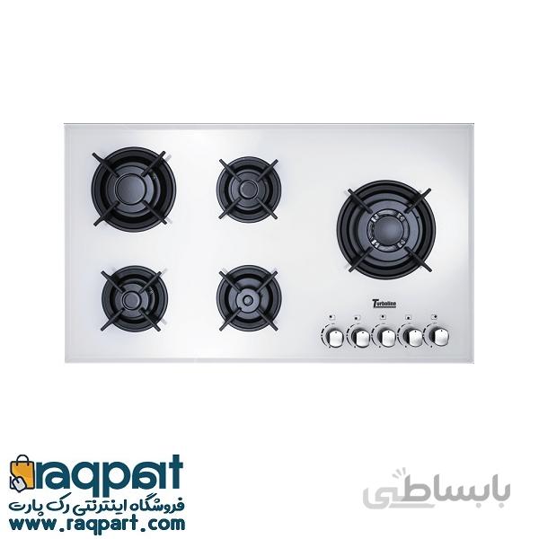 اجاق گاز صفحه‌ای مس مدل TG902 شیشه‌ای قارچی سفید