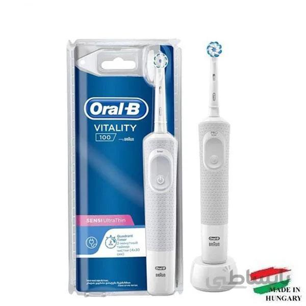 مسواک برقی اورال بی مدل ۱۰۰ حساس (sensi ultrathin)