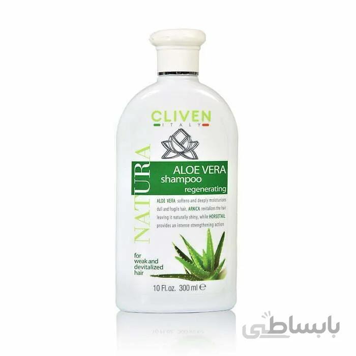 شامپو روزانه کلیون مناسب موهای ضعیف و بی جان حاوی عصاره آلوئه ورا حجم 300 میل ا Cliven Aloe Vera Shampoo For Weak & Devitalized Hair 300 ml