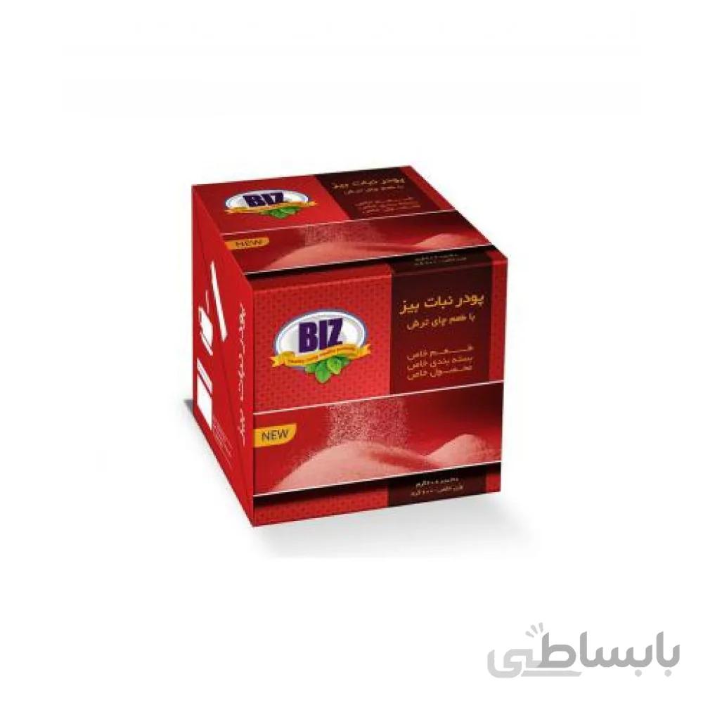 پودرنبات BIZ با طعم چای ترش