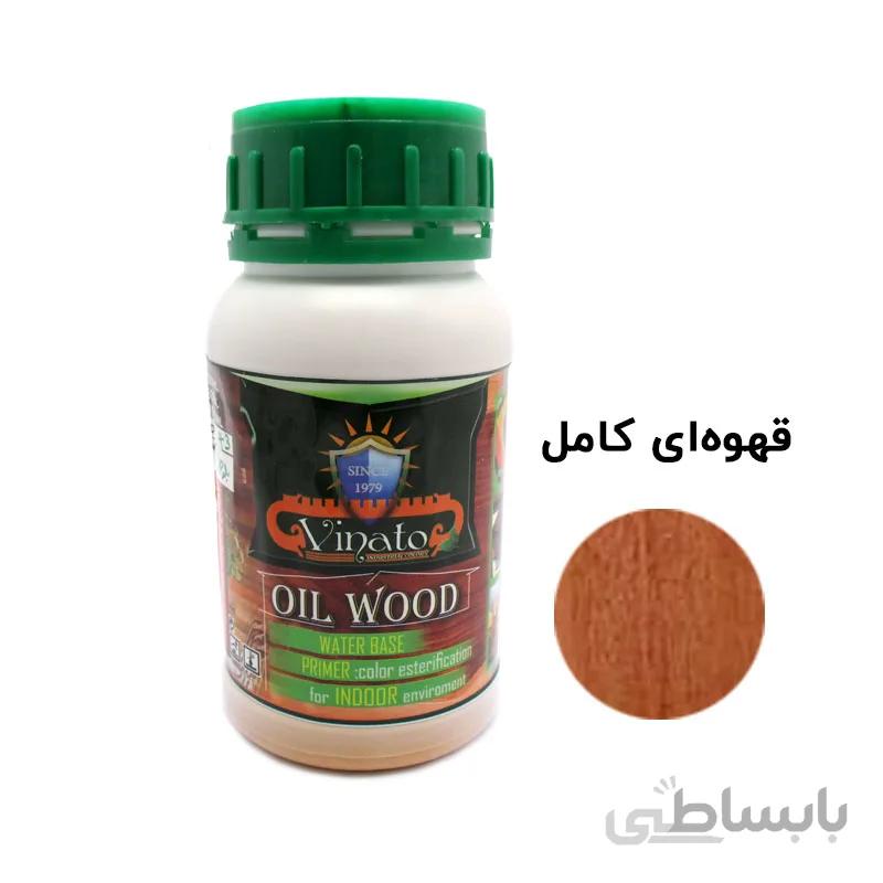 روغن چوب قهوه‌ای کامل ویناتو کد 436