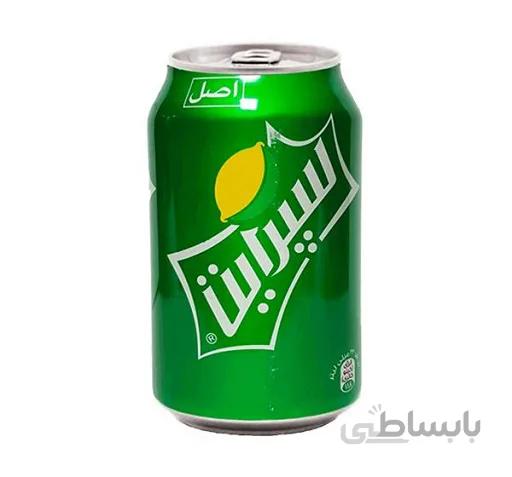 نوشابه اسپرایت قوطی 330 سی سی باکس 24 عددی