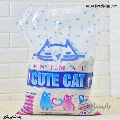 خاک بستر گرانولی دانه ساده معطر گربه برند کیوت کت بسته ۱۰ کیلویی کد ۱۱۲
