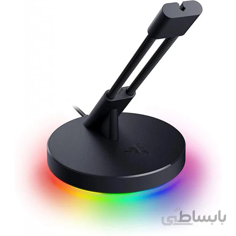 Razer Mouse Bungee V3 Chroma ا Razer Mouse Bungee V3 Chroma - Mouse Cable Bungee with Chroma RGB Underglow Lighting - Black