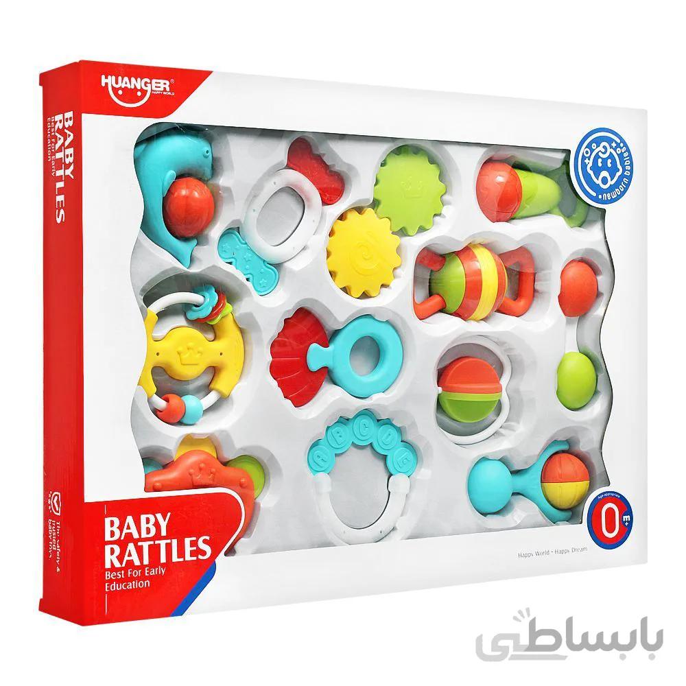 جغجغه و دندانگیر 12 عددی هانگر Huanger