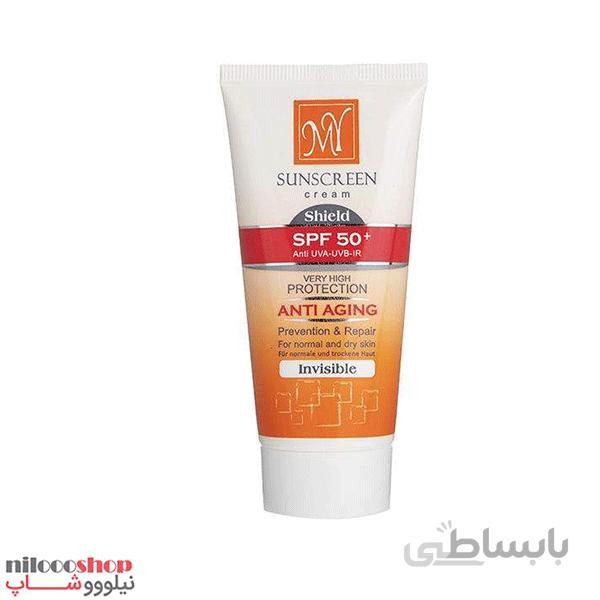 کرم ضد آفتاب spf50 ضد پیری مای ا SPF 50 anti-aging sunscreen