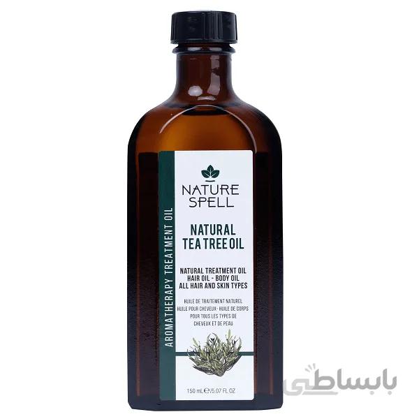روغن مو و بدن نچر سپیل Nature Spell مدل روغن درخت چای حجم ۱۵۰ میل ا Nature Spell Tea Tree Treatment Oil For Hair & Body 150ml