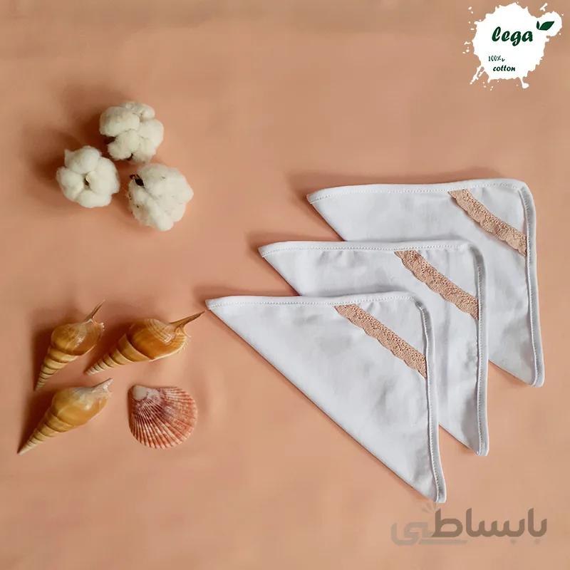 دستمال پنبه ای لگا
