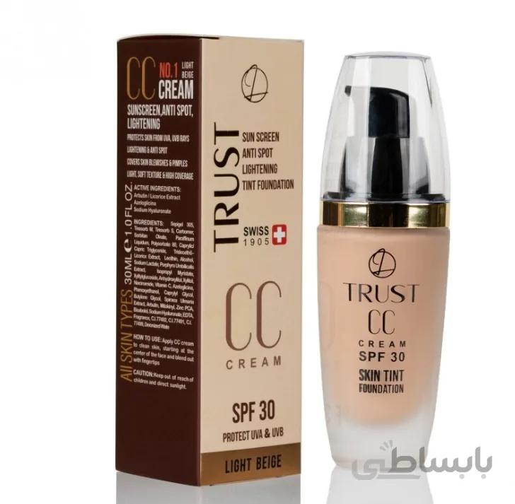 سی سی کرم تراست شماره 1 (بژ روشن ا CC cream