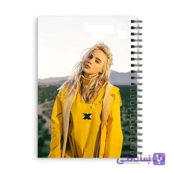 دفتر سیمی طرح بیلی آیلیش - Billie Eilish