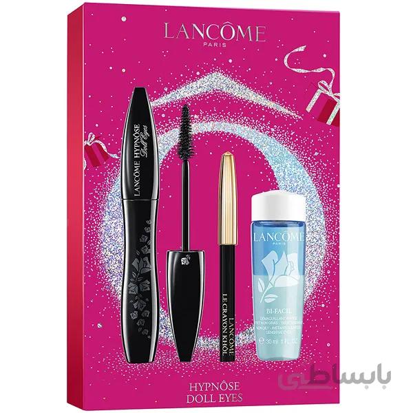 پک آرایش چشم لانکوم Lancome | ریمل هایپنوس دول آیز، آرایش پاکن و مداد چشم ا Lancome Hypnôse Doll eyes Gift Set for Women