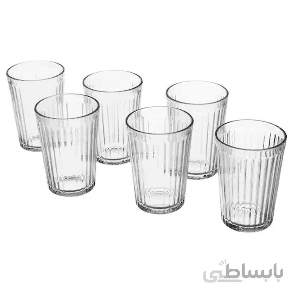 ست لیوان ایکیا VARDAGEN کوچک