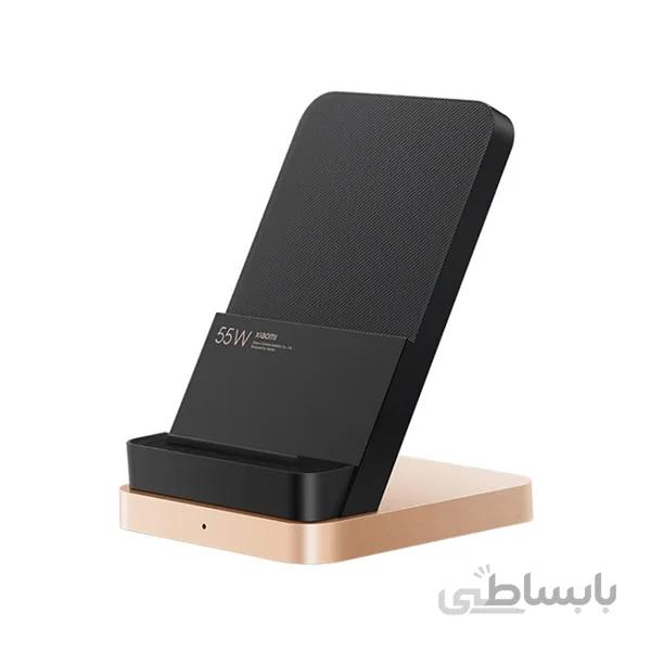 شارژر وایرلس و فن خنککننده موبایل شیائومی Xiaomi 55W Vertical Wireless Charger with Built-in Cooling Fan MDY-12-EN