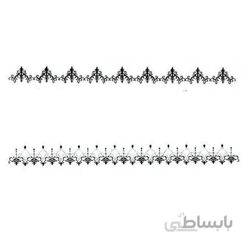 مهر سیلیکونی - پترن حاشیه باریک
