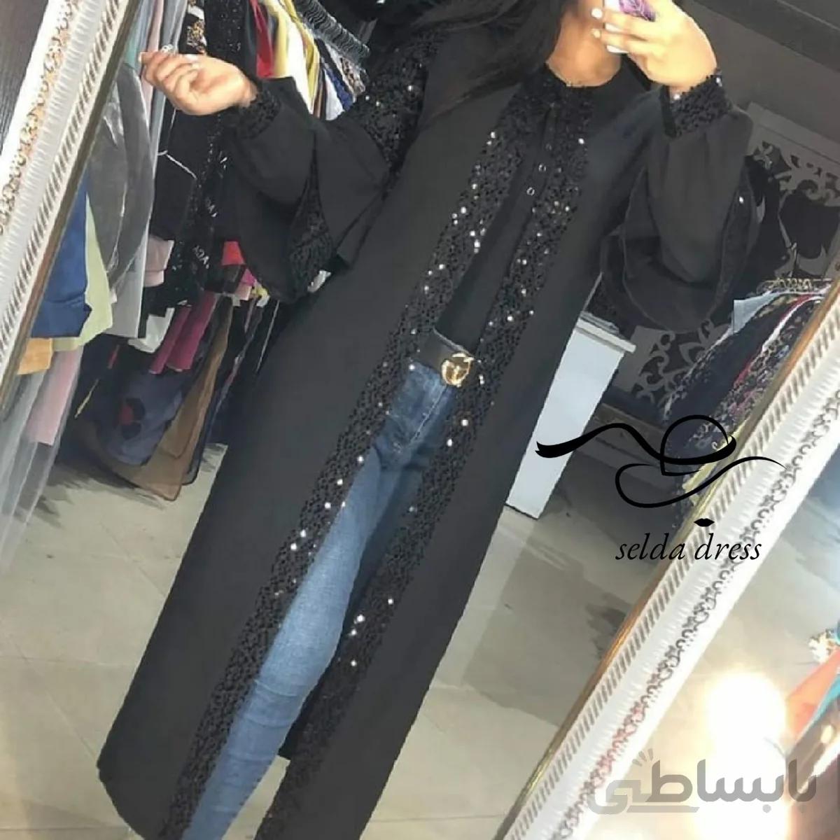 مانتو جدید 1400و مانتو شیک و خاص 1165 مشکی / 36 ا 1165