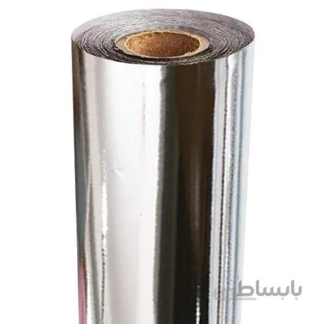 رول نقره ای دستگاه طلاکوب عرض 15 سانتی متر - 120 متری