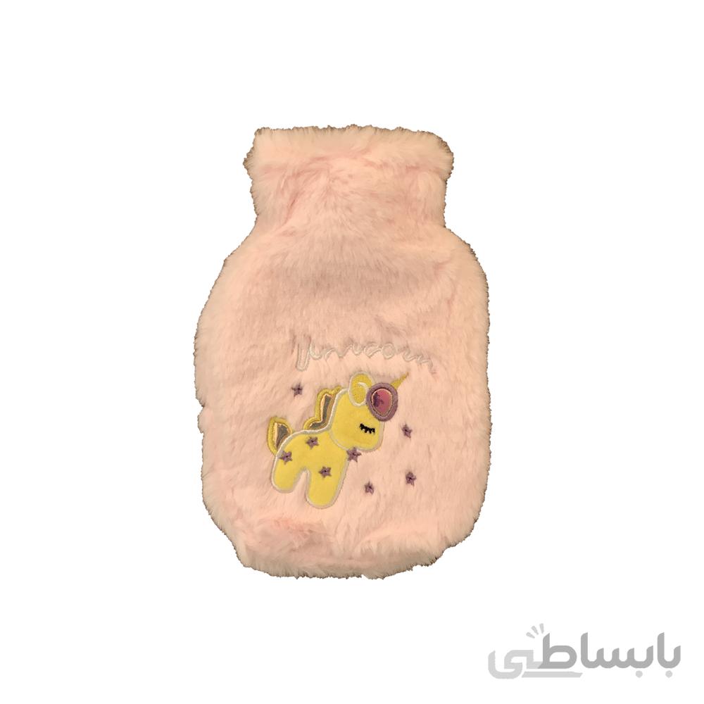 کیسه آب گرم کودک طرح یونیکورن صورتی