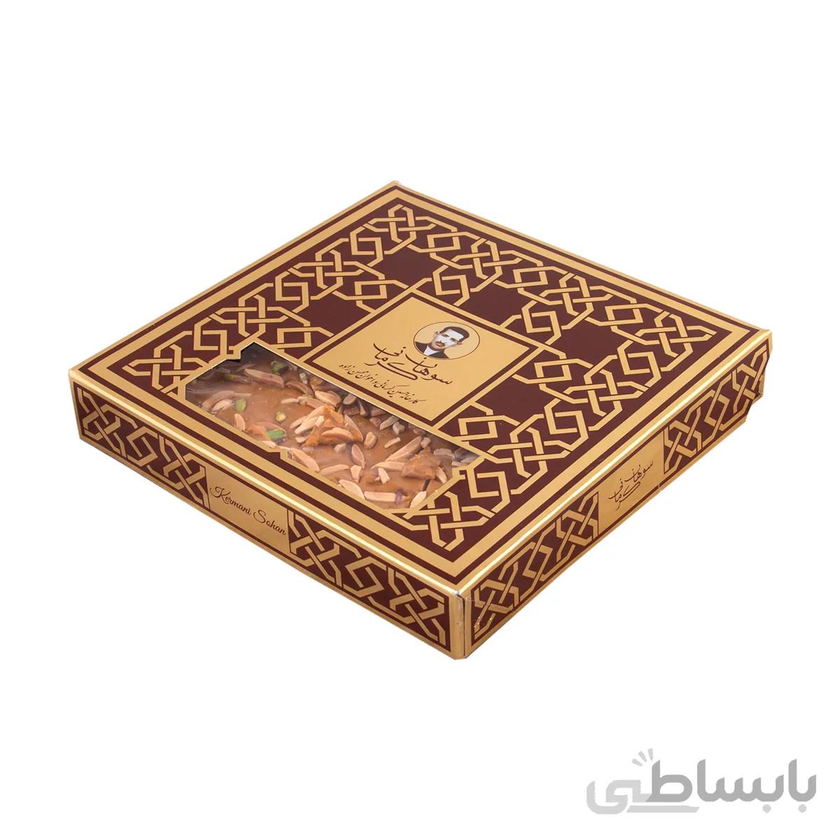 سوهان عسلی تخت جعبه مقوایی