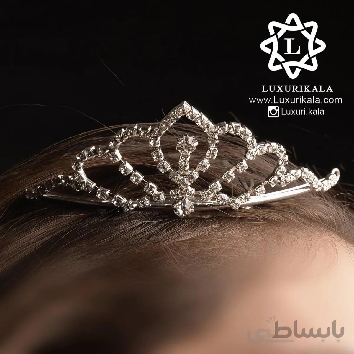 گیره مو نگین دار ا Bridal Crown