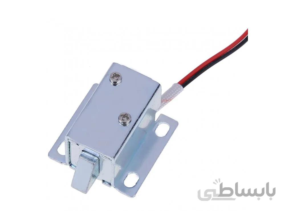 قفل الکترونیکی درب 12 ولتی Solenoid Lock