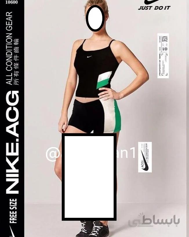 ست تاپ شورتک زنانه طرح NIKE