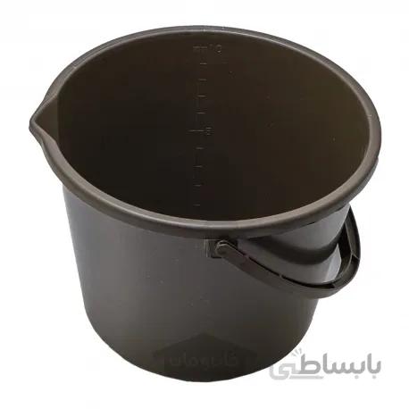 سطل ۱۰ لیتری رنگ قهوه ای (ساخت ژاپن)