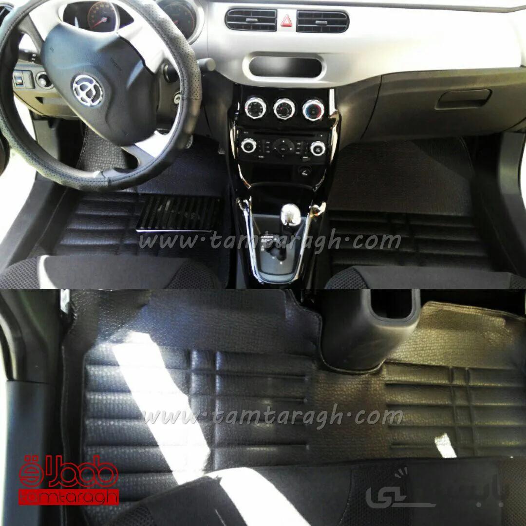 کفپوش سه بعدی فابریکی برلیانس 230-220 - چرم پوست ماری