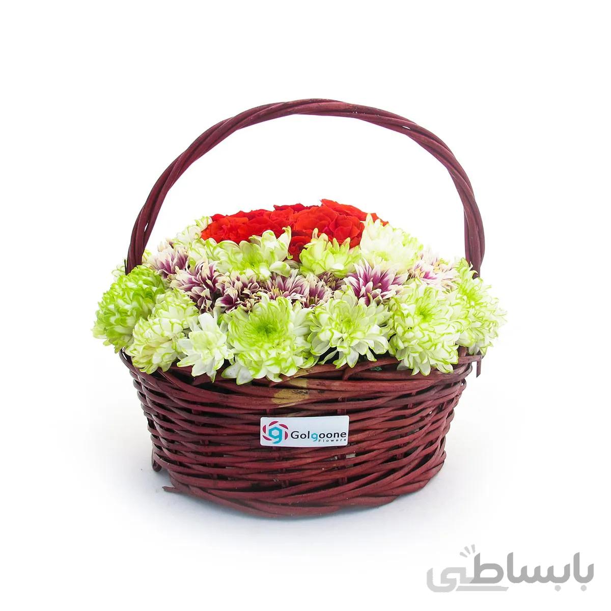 سبد گل رژا