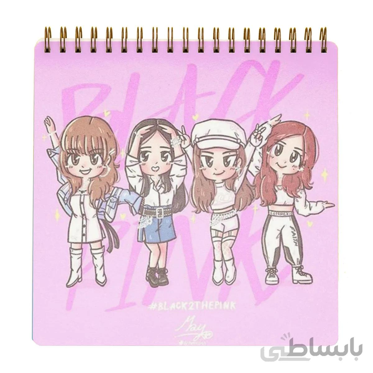دفترچه يادداشت black pink کد 5002